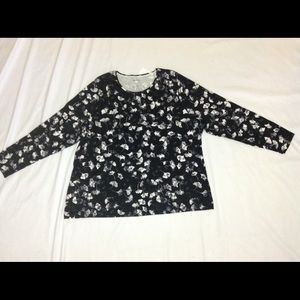 Floral pattern blouse by "Crofts and Barrow"